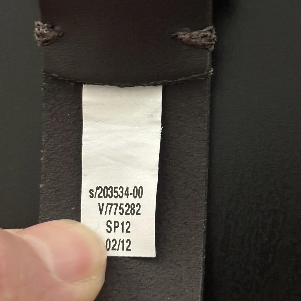 Vintage GAP Brown Leather Belt USA‎ Made Youth Size Medium